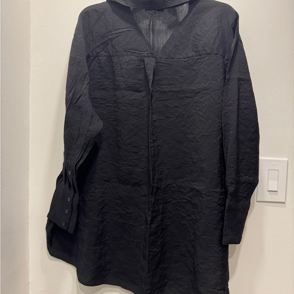 Zara Charcoal Textured Shirt - Picture 3 of 3